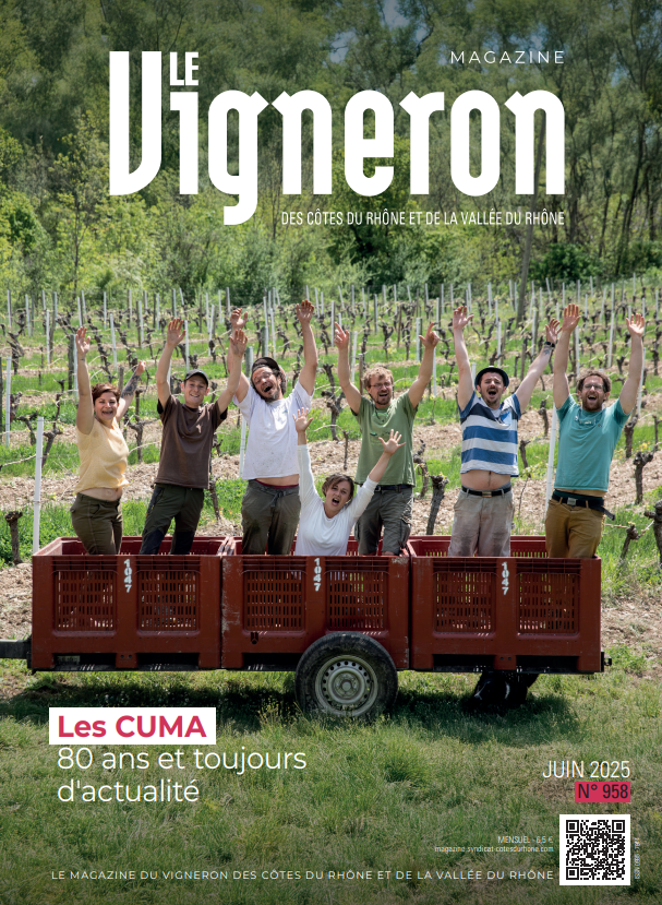 Capture magazine juin Vigneron cotes du rhone