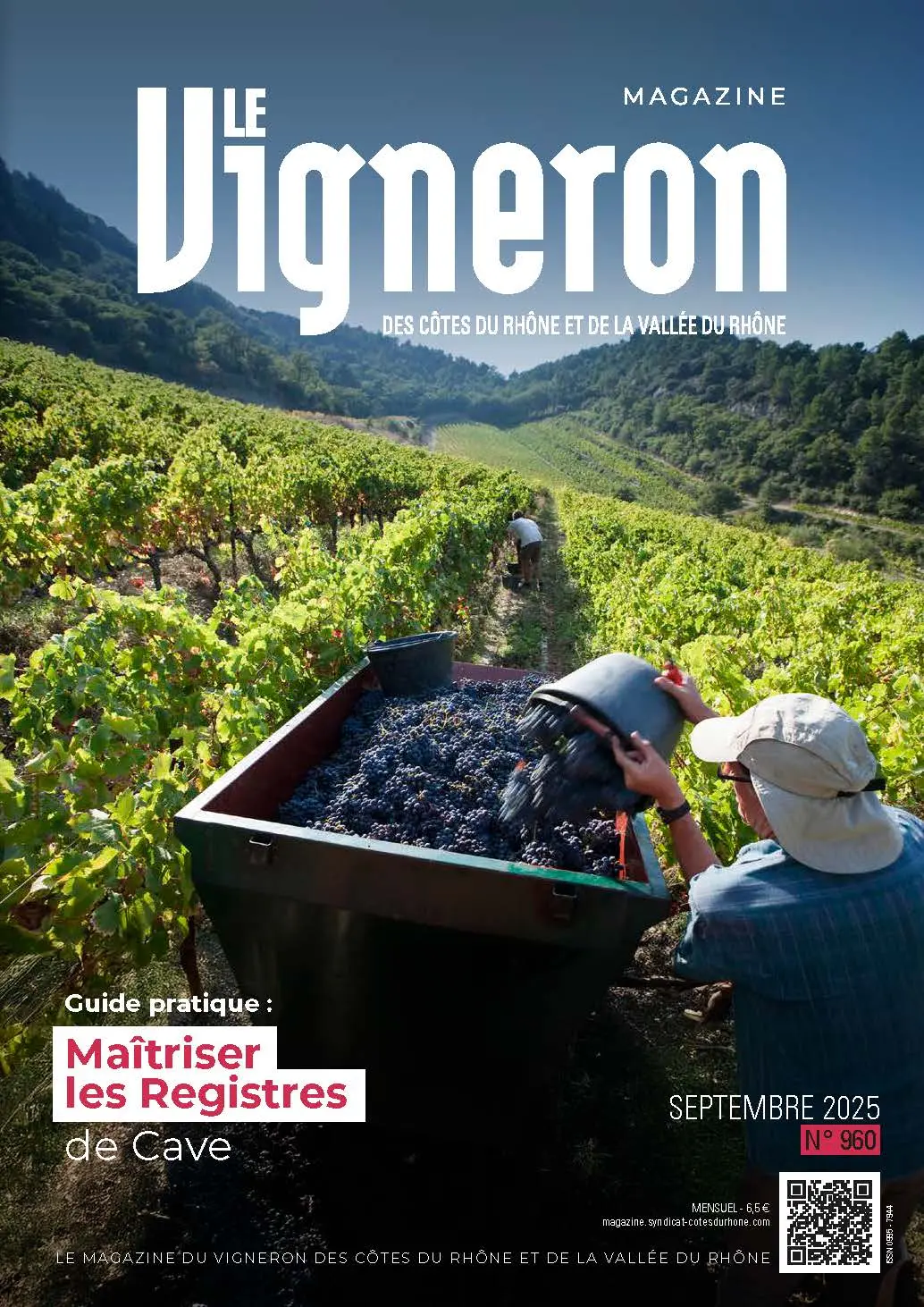 couv-sept magazine Le Vigneron juillet -août : l'emploi saisonnier